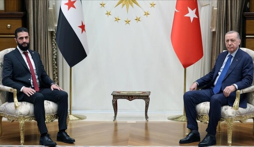 دیدار الجولانی با اردوغان در آنکارا پشت درهای بسته
