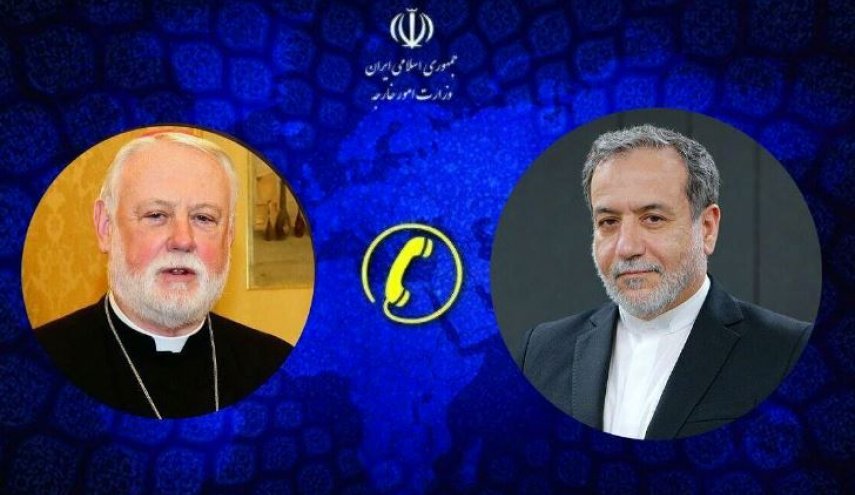 گفت‌وگوی تلفنی وزیران امور خارجه ایران و واتیکان
