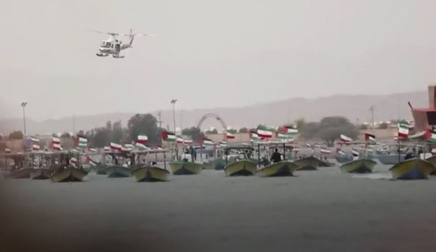 رژه ۳ هزار فروندی شناورهای نظامی در حمایت از مردم فلسطین برگزار می‌شود + فیلم