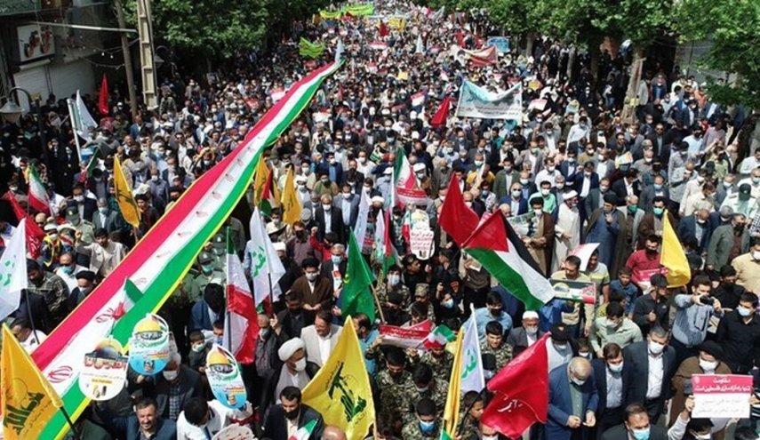 ملت ایران با حضور پرشور روز قدس نفرت خود را از رژیم صهیونیستی اعلام کنند