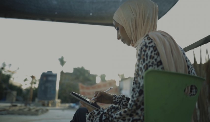 نورا دختر فلسطینی که جنایتگری فلسطینیان را به تصویر می کشد