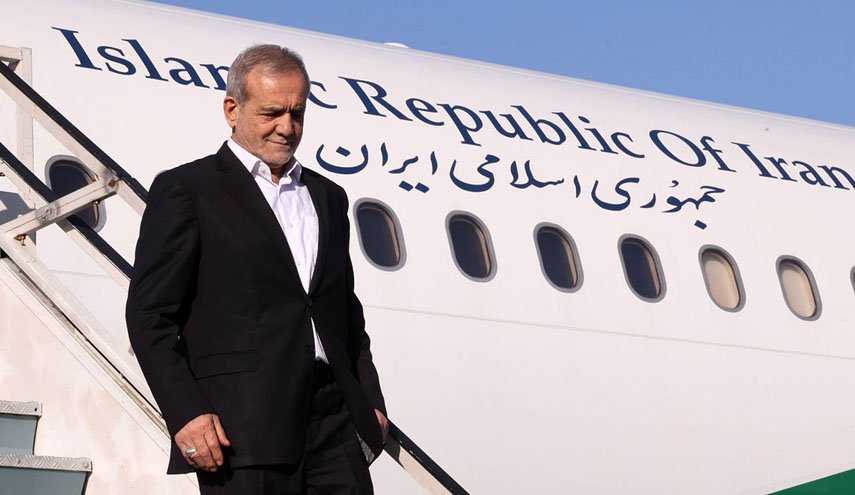 پزشکیان وارد باکو شد