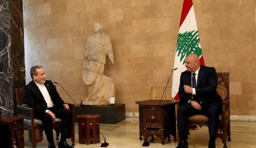 وزير الخارجية الإيراني يلتقي الرئيس اللبناني جوزيف عون
