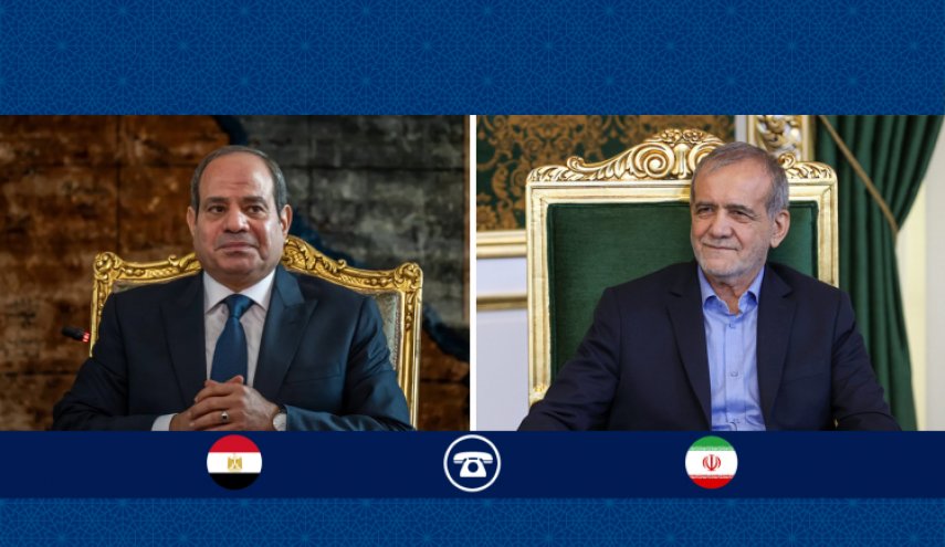 گفت‌وگوی عیدانۀ روسای جمهور ایران و مصر