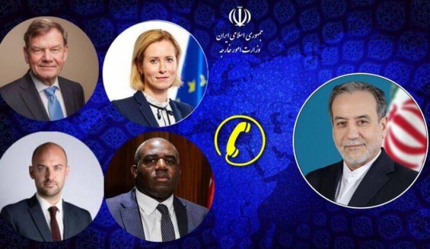 برگزاری گفتگو تلفنی وزرای خارجه ایران و سه کشور اروپایی
