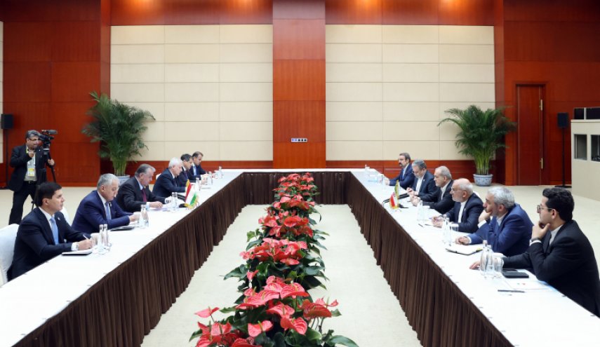 دیدار روسای جمهور ایران و تاجیکستان

