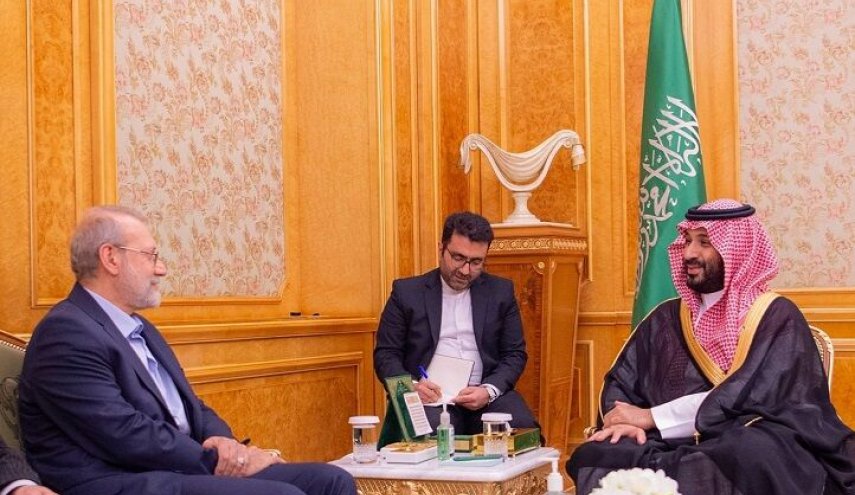 بررسی اوضاع منطقه در دیدار لاریجانی با بن‌سلمان و وزیر دفاع عربستان