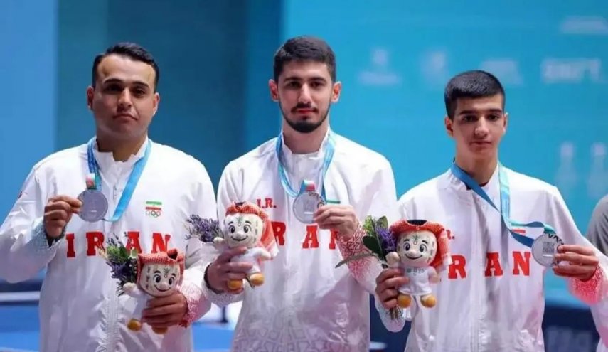 تیم ملی تنیس روی میز ایران نقره ای شد