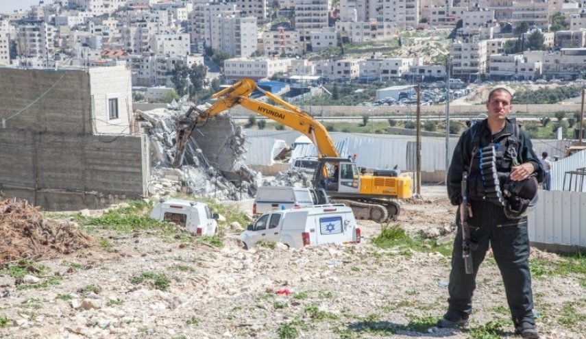 اشغالگران، املاک شخصی و عمومی فلسطینیان را تخریب کردند