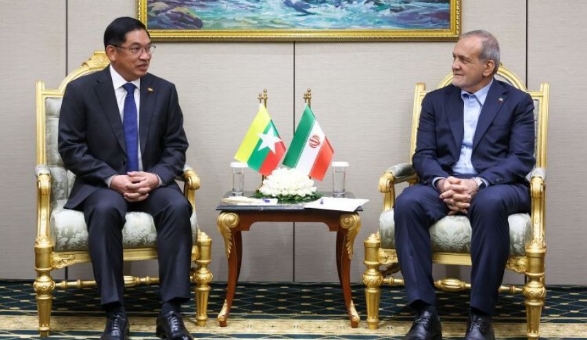 رئیس جمهور: تصویر روشنی از ظرفیت‌های همکاری میان ایران و میانمار وجود دارد