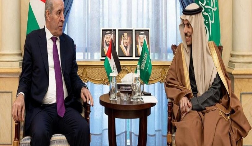 تحولات فلسطین محور رایزنی «بن فرحان» با معاون «محمود عباس» در ریاض
