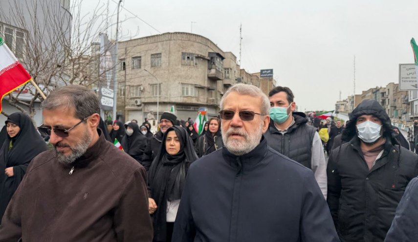 لاریجانی: حملات رژیم صهیونیستی به مسیر راهپیمایی نشان از استیصال اوست+فیلم