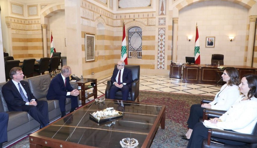 دیدار و گفت وگوی نخست وزیر لبنان و سفیر آمریکا درباره تحولات منطقه