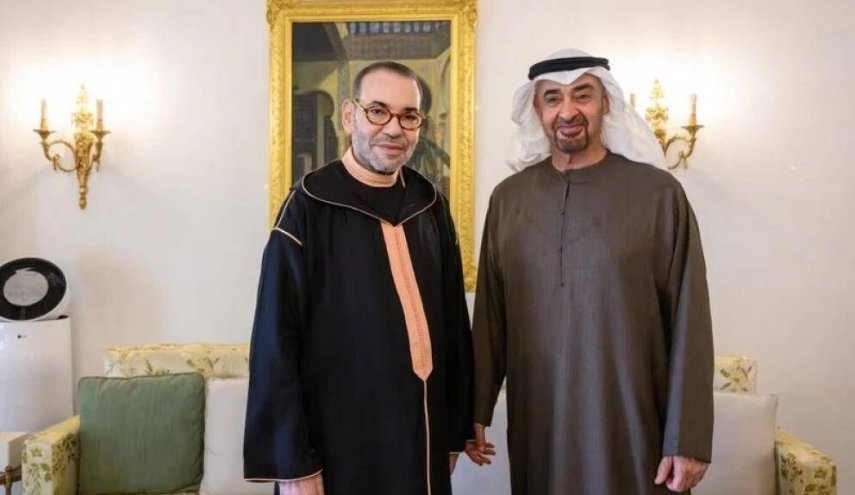 گفتگوی سران امارات و مغرب درباره تحولات و تنش‌های منطقه‌ای