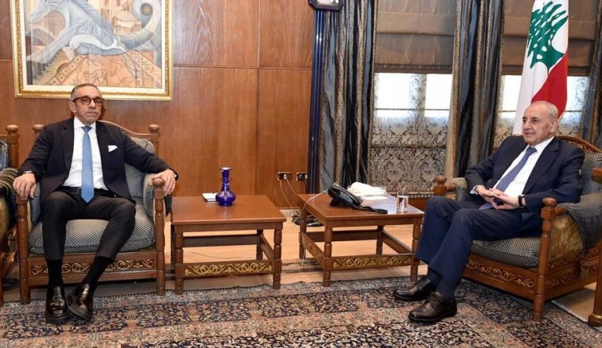 سفیر مصر در دیدار با نبیه بری: توافق اسلام‌آباد پیامدهای مثبتی بر لبنان خواهد داشت
