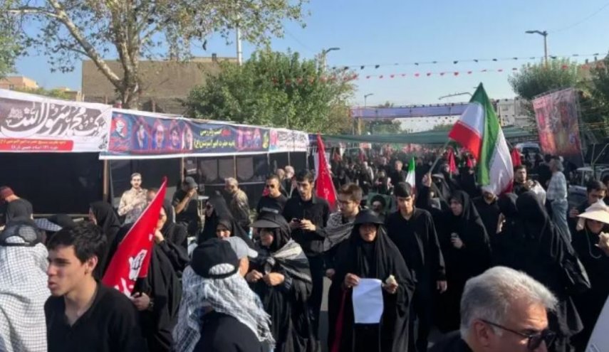 مراسم راهپیمایی جاماندگان اربعین در تهران