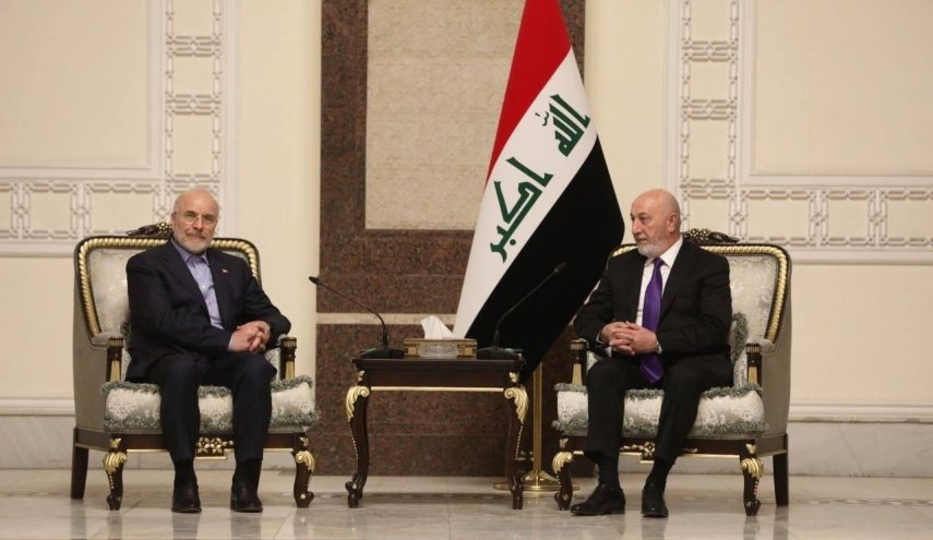 قالیباف يلتقي الرئيس العراقي نزار آميدي في بغداد