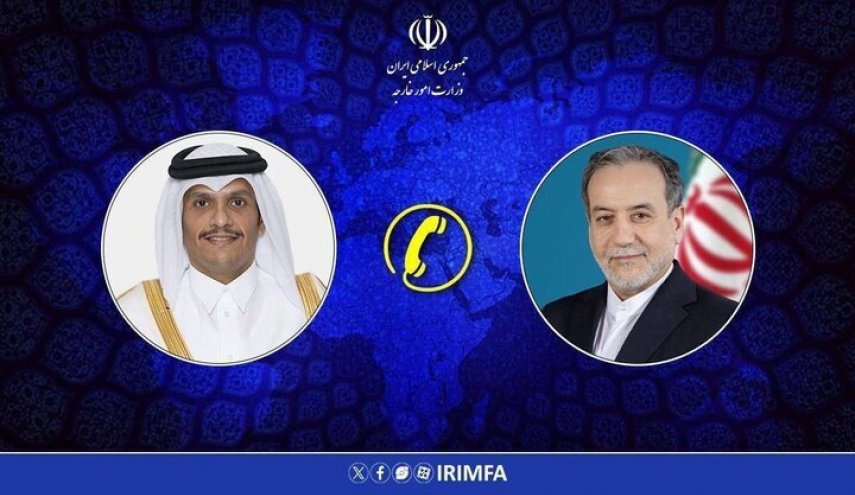 وزيرا خارجية ايران وقطر يؤكدان مواصلة التنسيق لمنع تصاعد التوترات