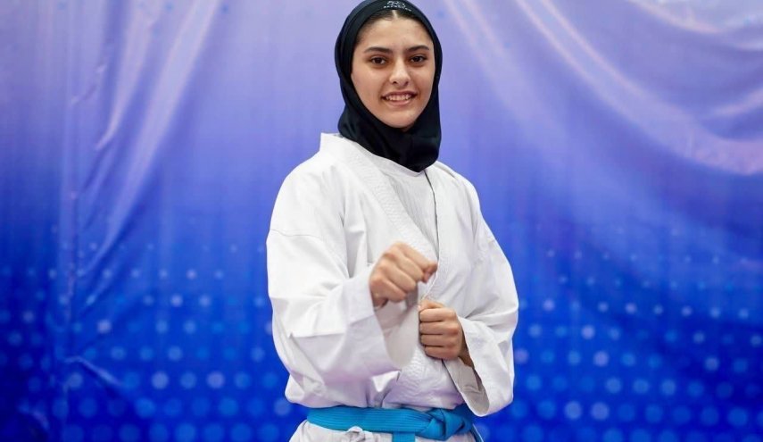اللاعبة الإيرانية ساغر جندقي تحصد فضية بطولة آسيا للكاراتيه 